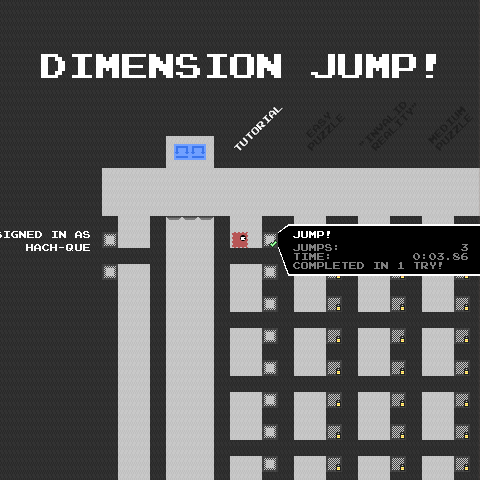 Screenshot #1 for Dimension Jump Classic.